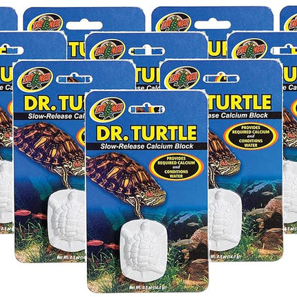Zoo Med 10 Pack of Dr.Turtle Slow-Release Calcium 
