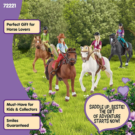 Schleich Horse Club - 40Pc Horse and Rider Playset with Accessories | 72221
