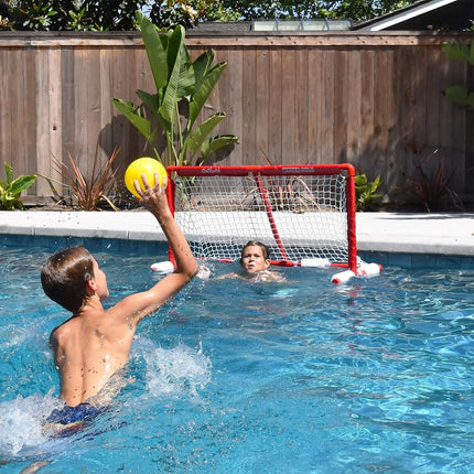 GoSports Floating Water Polo Game Set | Must Have Summer Pool Game | Includes Goal and 3 Balls