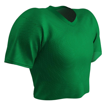 Maillot de football d'entraînement en mesh ajouré CHAMPRO en polyester, vert kelly