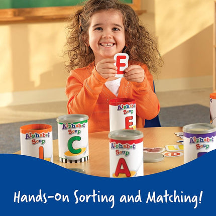 Learning Resources Alphabet Soup Sorters, Ages 4+