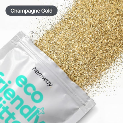 Hemway Eco Friendly Biodegradable Glitter 100g / 3.5oz Bio Cosmetic Safe Sparkle Vegan for Face, Eyeshadow, Body, Hair, Nail and Festival Makeup, Craft - 1/64" 0.015" 0.4mm - Silver Holographic
