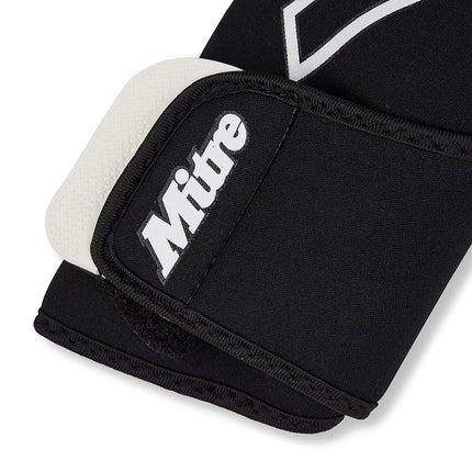 Mitre Impel Goalkeeper Gloves | Shock Absorption | Extra Grip, Black/Grey, Size 10