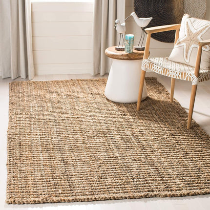 Safavieh Natural Fiber Indoor Hand Made Rectangle Area Rug, Natural Fiber Collection, NF447, in Natural, 91 X 152 cm for Living Room, Bedroom or Any Indoor Space