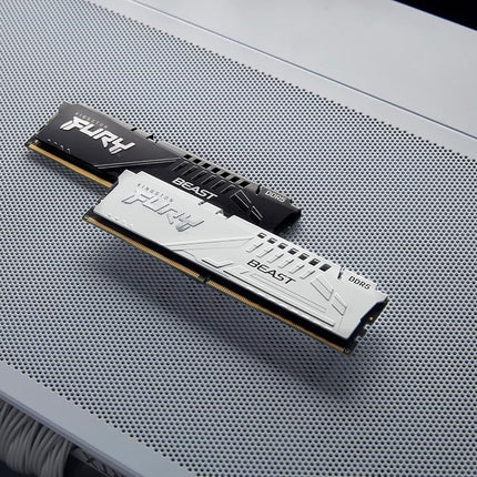 Kingston FURY Beast Black DDR5 32GB 6400MT/s CL32 DIMM Desktop Gaming Memory Single Module AMD EXPO and Intel XMP - KF564C32BBE-32