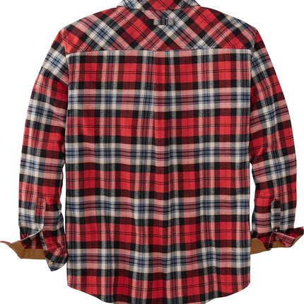 Legendary Whitetails Men's Legendary Flannel Shirt, Jazzy Barn Side Plaid, XX-Large Tall