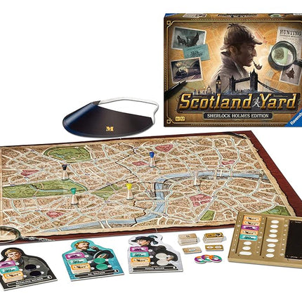 Ravensburger Scotland Yard Sherlock Homes Edition Family Strategy Board Game for 2 to 6 Players - Kids and Adults Age 8 Years +