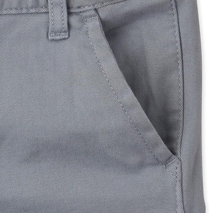 The Children's Place Baby-Boys and Toddler Stretch Chino Pants, Fin Gray, 5T