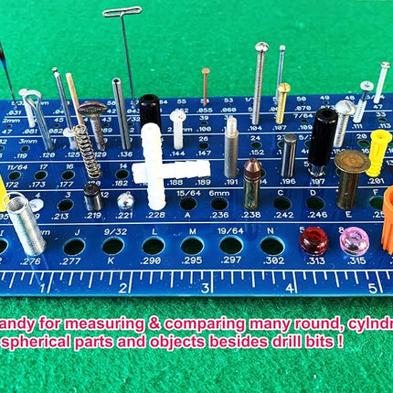 Holistic Drill Bit Gauge - 3 Drill Bit Gauges in One