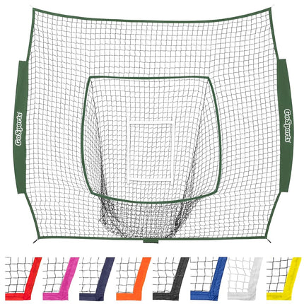 GoSports Team Tone Replacement 7 ft x 7 ft Baseball/Softball Net - Compatible with GoSports Brand 7 ft x 7 ft Baseball Net - Frame Not Included - Green