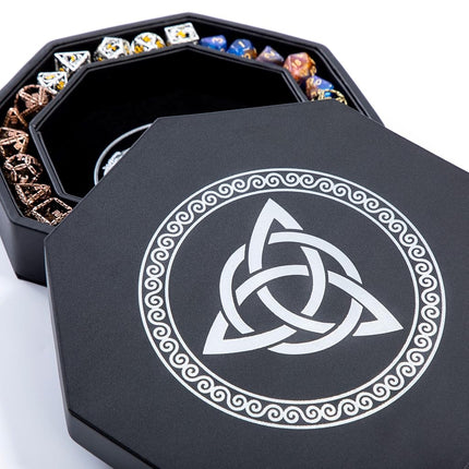 Premium Dice Tray for DND, Detailed World Tree & T