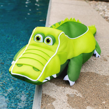 Big Joe Pool Petz Large Manta Ray Animal Pool Toy Float, Manta Ray Shape Mesh, Quick Draining Fabric, 3.5 feet