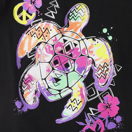 Lot de 5 T-shirts graphiques à manches courtes The Children's Place pour garçons, papillon/tortue de mer/tigre/girafe-Lot de 5, TP