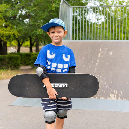 Sakar Mob 31 inch Skateboard, 9-ply Maple Deck Skate Board for Cruising, Carving, Tricks and Downhill