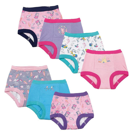 Peppa Pig Girls' Toddler Potty Training Pant and Starter Kit Includes Stickers and Tracking Chart Sizes 18m, 2t, 3t and 4t, 7-Pack Training Pant, 3T