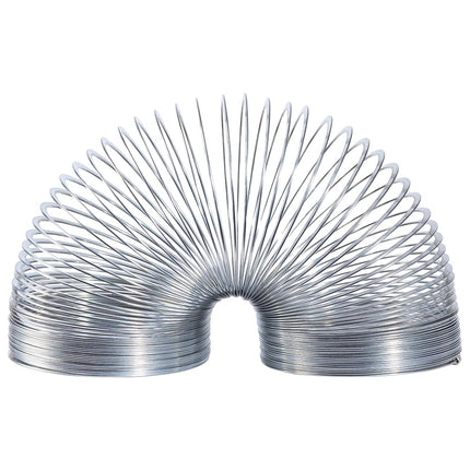 Slinky Jr. El juguete original de muelle andador, paquete de 5 Slinkys metálicos pequeños