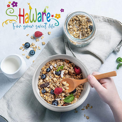 HaWare 6-Piece Kids Bowls, 12oz SUS304 Metal Bowl for Toddler Children