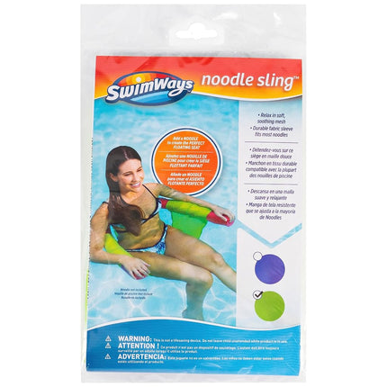 40.5" Green Noodle Sling Floating Seat Swimming Pool Accessory