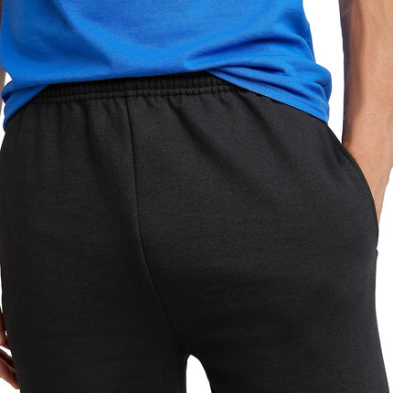 Hanes Men's, EcoSmart Fleece Sweats, Open Bottom Sweatpants, 30.5" Pants, Black, Large