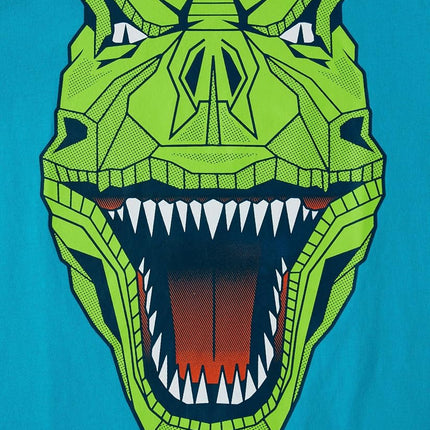 The Children's Place Boys' Short Sleeve Graphic T-Shirt 2-Pack, Camo Dino/Robo Dino Head/Dino 3-Pack, Large