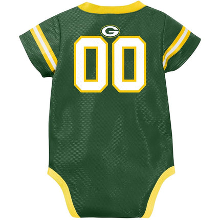 NFL Bay Packers Boys 2018Dazzle Bodysuit, Green, 6-12 Months