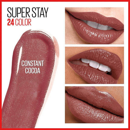 Maybelline New York SuperStay 24 2-Step Longwear Liquid Lipstick - Constant Cocoa 145