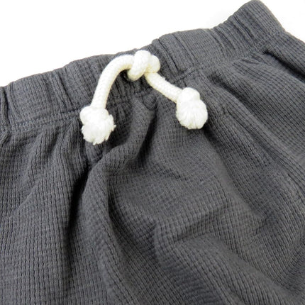 HonestBaby Honest Pants Joggers Pull on 100% Organic Cotton for Infant Baby and Toddler, Boys, Girls, Unisex, Blackened Pearl, 3T