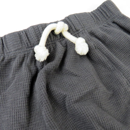 HonestBaby Honest Pants Joggers Pull on 100% Organic Cotton for Infant Baby and Toddler, Boys, Girls, Unisex, Blackened Pearl, 3T