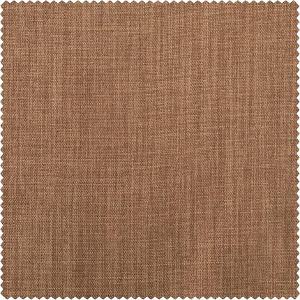HPD Half Price Drapes Faux Linen Textured Room Darkening Curtains for Bedroom 120 Inches Long (1 Panel), 50W X 120L Curtains for Living Room Home Decor, Butterscotch