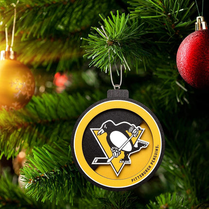 YouTheFan NHL Pittsburgh Penguins 3D Logo Series Ornament