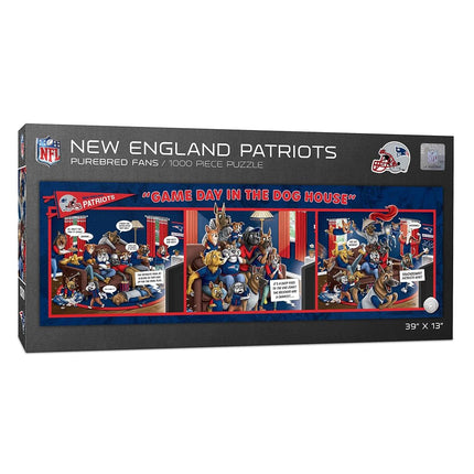 Casse-tête YouTheFan NFL New England Patriots Game Day in The Dog House 1000 pièces