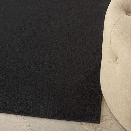 Nourison Essentials Alfombra Cuadrada para Interiores/Exteriores Azul Marino de 2.13 m, Fácil Limpieza, No Suelta Pelo, Dormitorio, Sala de Estar, Comedor, Jardín, Terraza, Patio (2.13 Cuadrados)