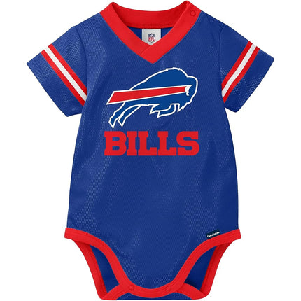 NFL Buffalo Bills Team Jersey Bodysuit, red/white/blue Buffalo Bills, 6-12 Months