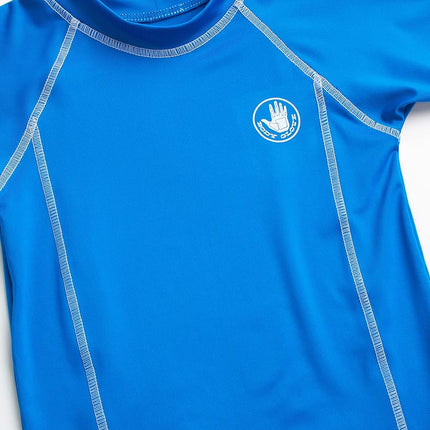 Camiseta de natación para niño Body Glove - UPF 50+ de secado rápido, protección solar, manga corta, para niños, ropa de baño (tallas: 5-14), manga corta, azul real, 5