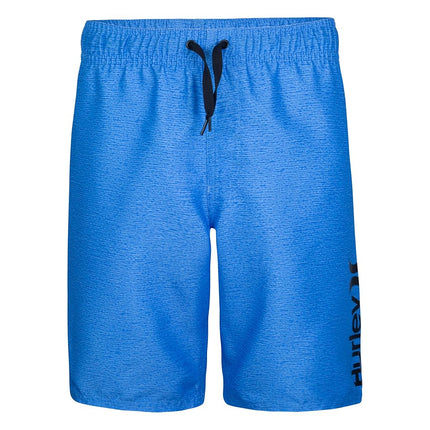 Hurley Boys' Pull on Swim Trunks, University Blue Heather, 7