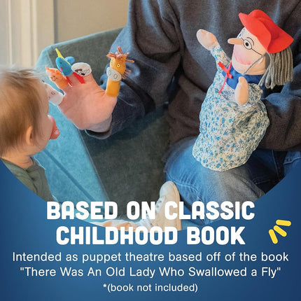 There was an Old Lady Who. Puppet Set