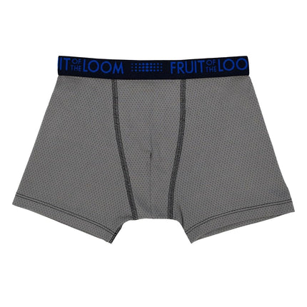 Fruit of The Loom Big Boys Breathable Boxer Brief Underwear Multipack, Micro/Mesh Assorted, X-Large