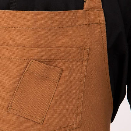 Chef Works Unisex Rockford Bib Apron, Nutmeg, One Size