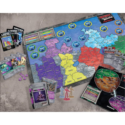 Renegade Games: Risk 2210 A.D. Frontline Expansion - Take The Battle to Mars, Tournament Modules, Asymmetric Factions, Ages 10+, 2-5 Players, 4 Hrs