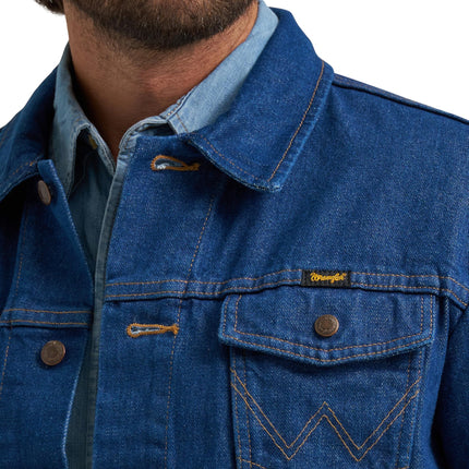 Wrangler Men's Cowboy Cut Western Unlined Denim Jacket Outerwear, XL