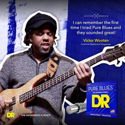 DR Strings Pure Blues Bass Medium 6 String