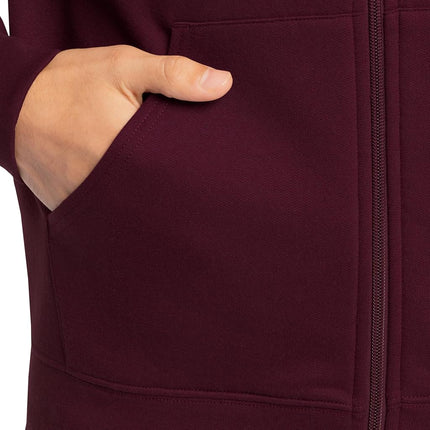 Fruit of the Loom Men's Eversoft Fleece Sweatshirts & Hoodies, Full Zip-Maroon, X-Large