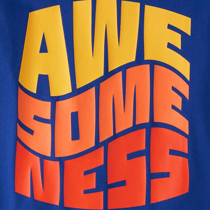 The Children's Place Boys' Assorted Everday Short Sleeve Graphic T-Shirts,multipacks, Pizza Party/Level Up/Awesomeness 3-Pack, Small