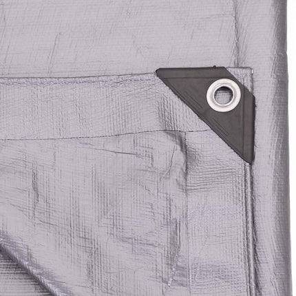 KOTAP Heavy-Duty Protection/Coverage Tarp, 10-mil, Silver, 10 ft. X 20 ft., TRS-1020, Multiple