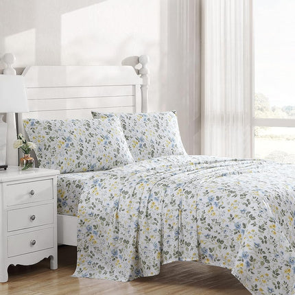 Laura Ashley Home - Queen Sheets, Soft Sateen Cott