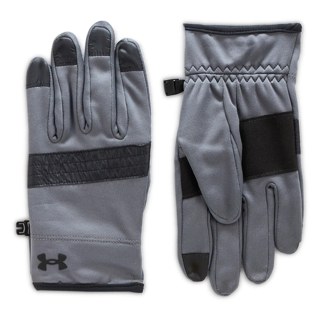 Under Armour boys Storm Fleece Gloves, (012) Pitch