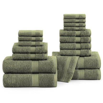 LANE LINEN Cotton Bath Towels for Bathroom - 18 PC