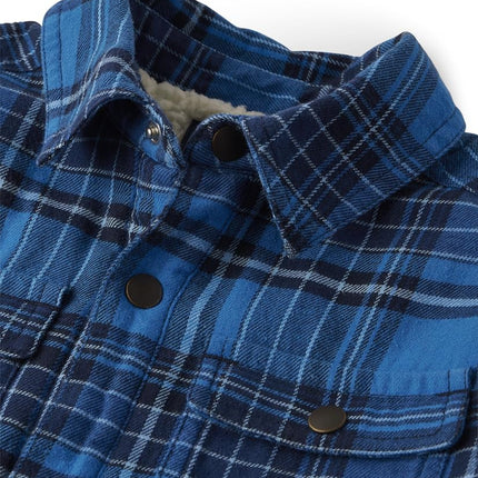 Chemise-veste doublée Sherpa The Children's Place pour garçons, plume de toucan, taille M