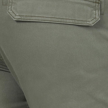 Wrangler Authentics Men's Regular Tapered Cargo Pant, Dusty Olive, 29W x 30L