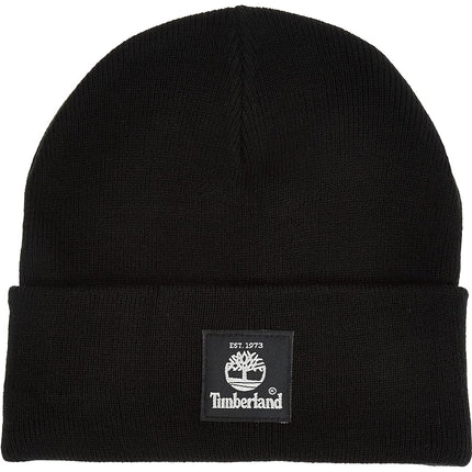 Timberland Men's Short Watch Cap With Woven Label 